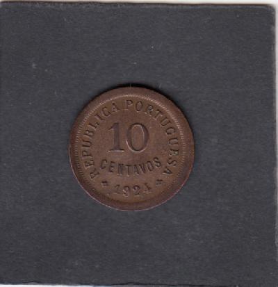 Beschrijving: 10 Centavos LIBERTY
